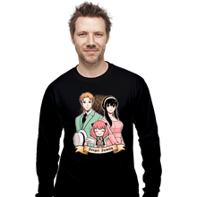 Load image into Gallery viewer, Daily_Deal_Shirts Long Sleeve Shirts, Unisex / Small / Black Spy Family Portrait
