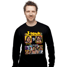 Load image into Gallery viewer, Daily_Deal_Shirts Long Sleeve Shirts, Unisex / Small / Black Jack Black Fighter
