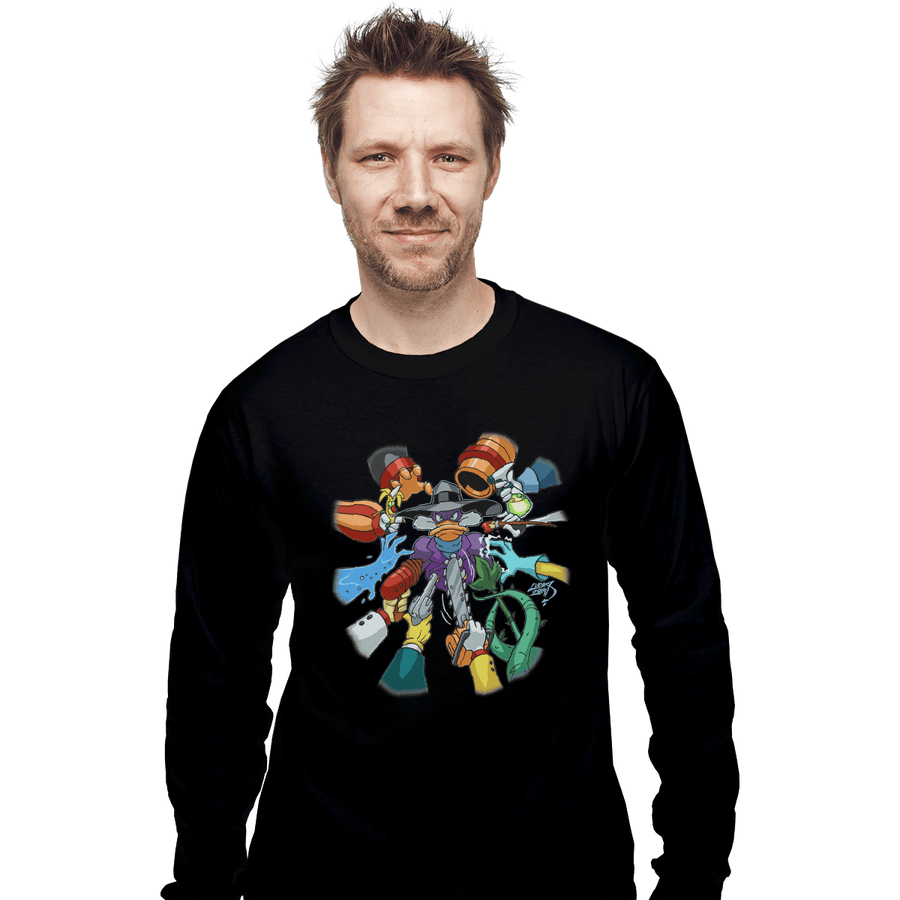 Shirts Long Sleeve Shirts, Unisex / Small / Black Darkwick Duck