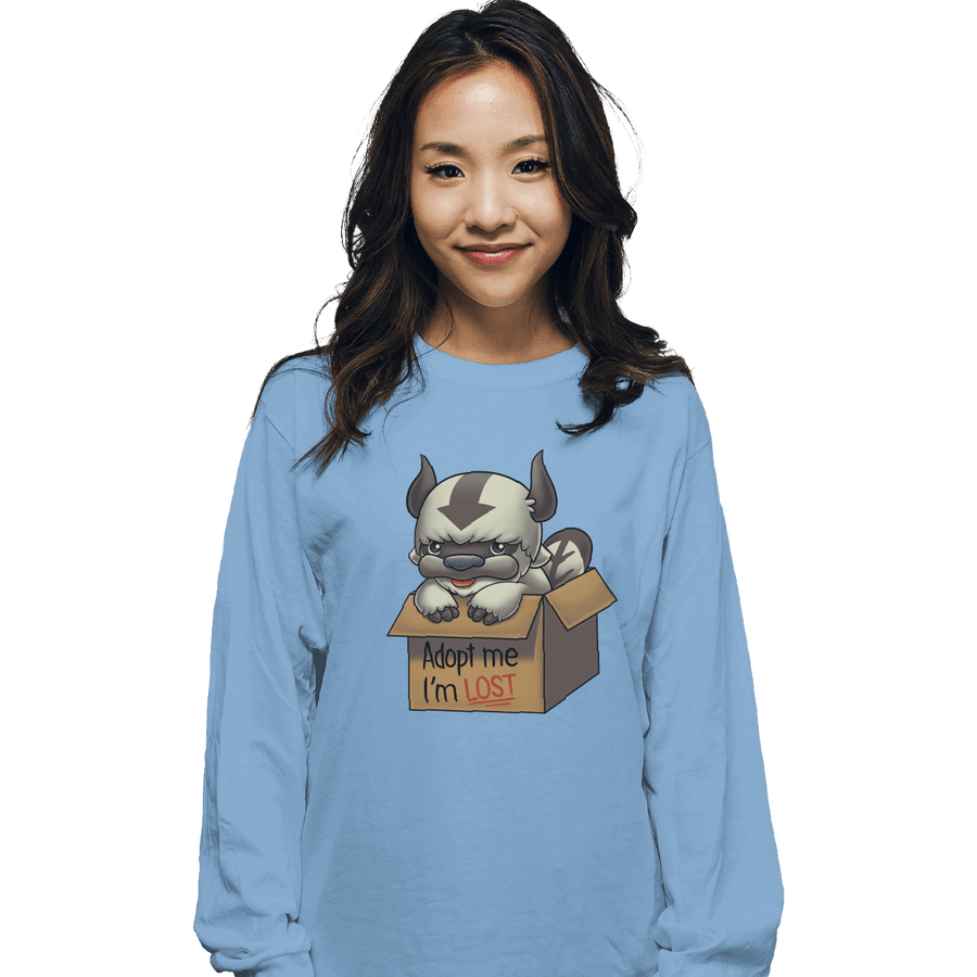 Secret_Shirts Long Sleeve Shirts, Unisex / Small / Powder Blue Adopt Appa
