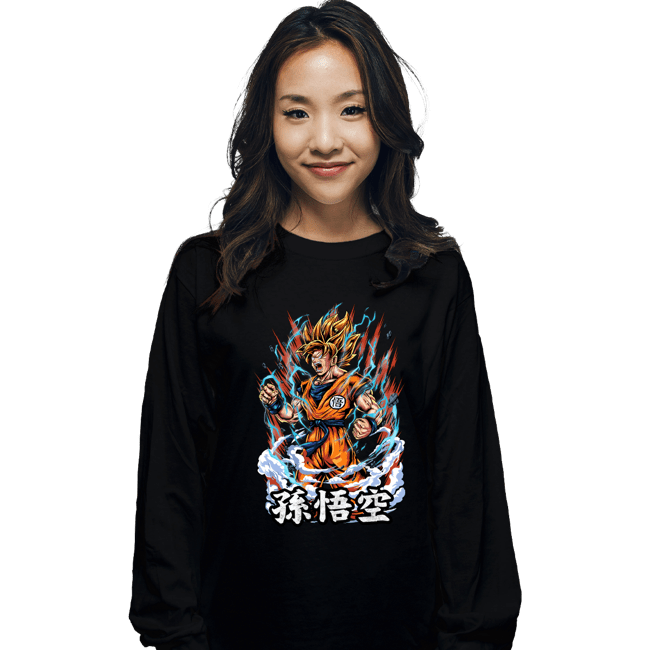 Shirts Long Sleeve Shirts, Unisex / Small / Black Rage Of A Super Saiyan
