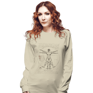 Shirts Long Sleeve Shirts, Unisex / Small / Natural Eren Vitruvian