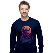 Load image into Gallery viewer, Daily_Deal_Shirts Long Sleeve Shirts, Unisex / Small / Navy Heroes Never Die
