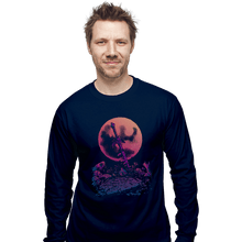 Load image into Gallery viewer, Daily_Deal_Shirts Long Sleeve Shirts, Unisex / Small / Navy Heroes Never Die
