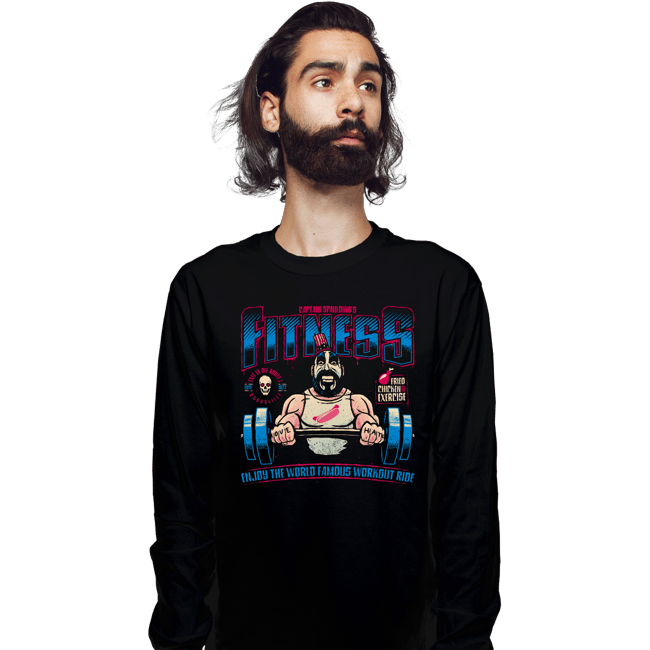Daily_Deal_Shirts Long Sleeve Shirts, Unisex / Small / Black Spaulding's Fitness