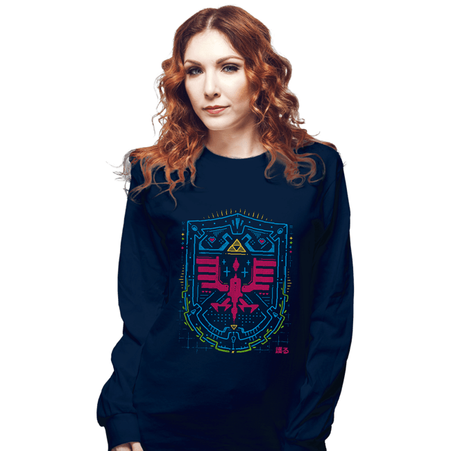 Daily_Deal_Shirts Long Sleeve Shirts, Unisex / Small / Navy To Protect You