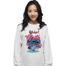 Load image into Gallery viewer, Shirts Long Sleeve Shirts, Unisex / Small / White Aloha 626!
