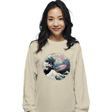 Load image into Gallery viewer, Secret_Shirts Long Sleeve Shirts, Unisex / Small / Natural The Great Alien
