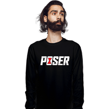 Load image into Gallery viewer, Secret_Shirts Long Sleeve Shirts, Unisex / Small / Black Poser
