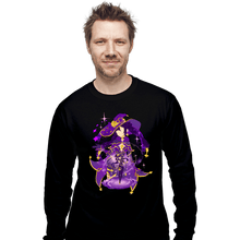 Load image into Gallery viewer, Shirts Long Sleeve Shirts, Unisex / Small / Black Astral Reflection Mona
