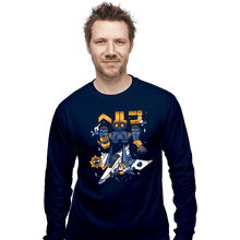 Load image into Gallery viewer, Secret_Shirts Long Sleeve Shirts, Unisex / Small / Navy Space Troubles
