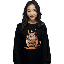 Load image into Gallery viewer, Secret_Shirts Long Sleeve Shirts, Unisex / Small / Black Black Coffee Cup
