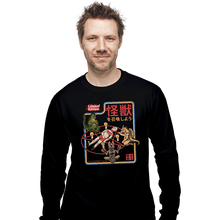 Load image into Gallery viewer, Secret_Shirts Long Sleeve Shirts, Unisex / Small / Black Lets Summon Kaiju
