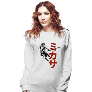 Shirts Long Sleeve Shirts, Unisex / Small / White Protect