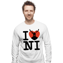 Load image into Gallery viewer, Shirts Long Sleeve Shirts, Unisex / Small / White I Love Ni
