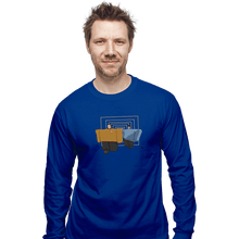 Load image into Gallery viewer, Shirts Long Sleeve Shirts, Unisex / Small / Royal Blue Kirk Loves It
