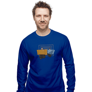 Shirts Long Sleeve Shirts, Unisex / Small / Royal Blue Kirk Loves It