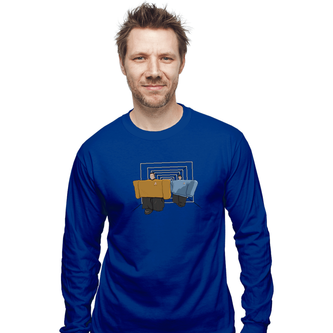 Shirts Long Sleeve Shirts, Unisex / Small / Royal Blue Kirk Loves It