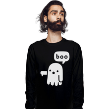 Load image into Gallery viewer, Shirts Long Sleeve Shirts, Unisex / Small / Black Ghost Of Disapproval

