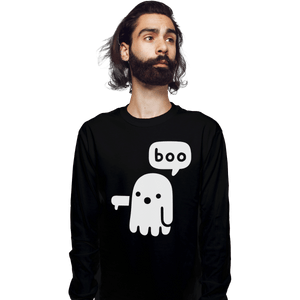 Shirts Long Sleeve Shirts, Unisex / Small / Black Ghost Of Disapproval