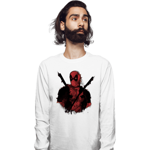 Shirts Long Sleeve Shirts, Unisex / Small / White Mercenink