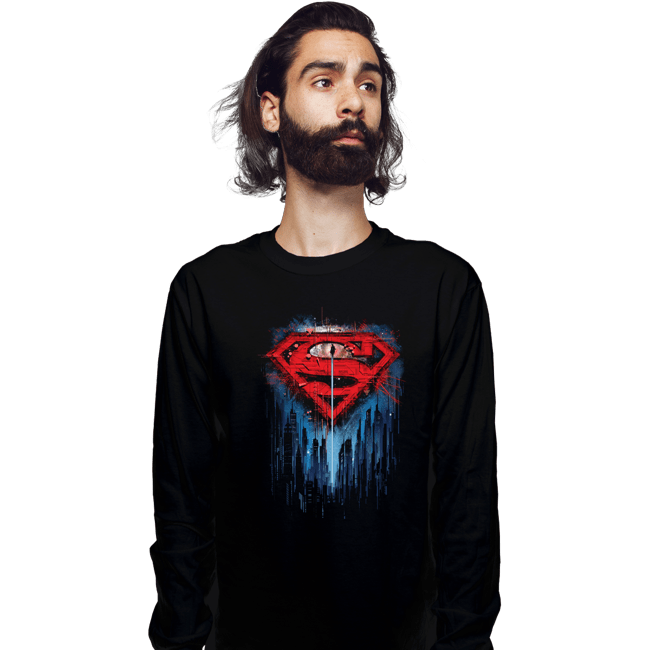 Secret_Shirts Long Sleeve Shirts, Unisex / Small / Black Supreme Guardian