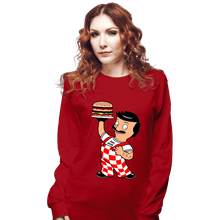 Load image into Gallery viewer, Shirts Long Sleeve Shirts, Unisex / Small / Red Big Bob&#39;s
