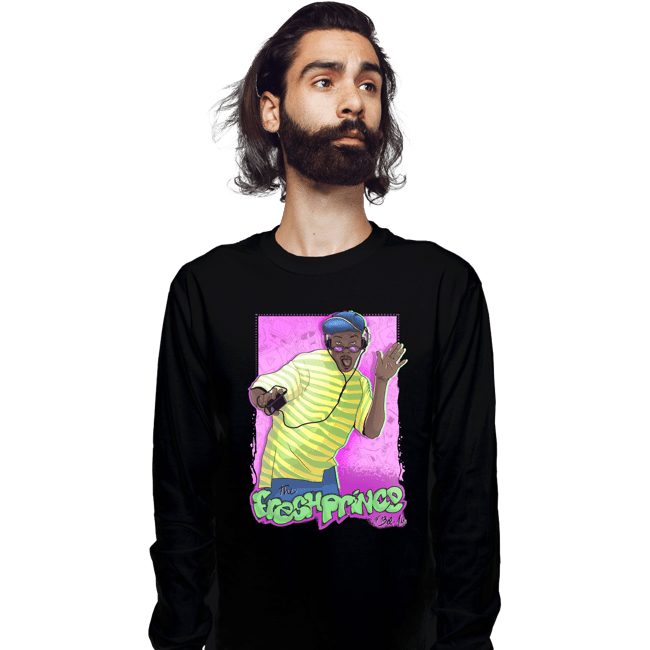 Shirts Long Sleeve Shirts, Unisex / Small / Black Fresh Prince
