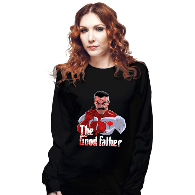 Secret_Shirts Long Sleeve Shirts, Unisex / Small / Black The Good Father