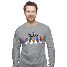 Load image into Gallery viewer, Last_Chance_Shirts Long Sleeve Shirts, Unisex / Small / Sports Grey The Blocks
