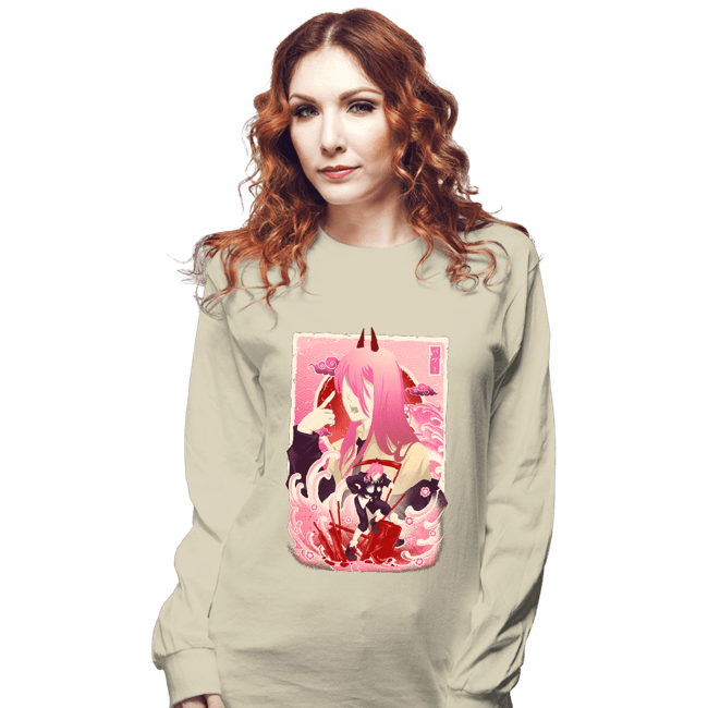 Daily_Deal_Shirts Long Sleeve Shirts, Unisex / Small / Natural Musha-e Power