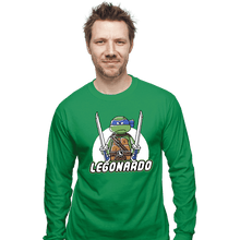 Load image into Gallery viewer, Daily_Deal_Shirts Long Sleeve Shirts, Unisex / Small / Irish Green Legonardo
