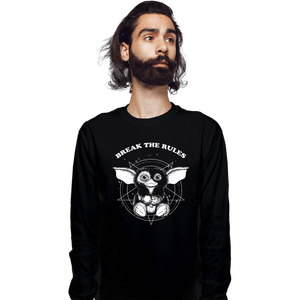 Daily_Deal_Shirts Long Sleeve Shirts, Unisex / Small / Black Break The Rules