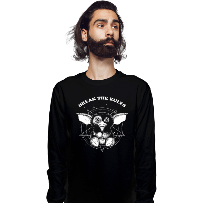 Daily_Deal_Shirts Long Sleeve Shirts, Unisex / Small / Black Break The Rules