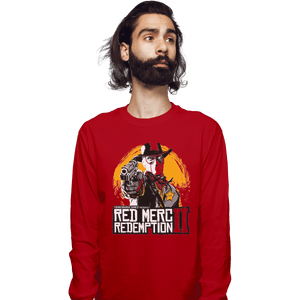 Shirts Long Sleeve Shirts, Unisex / Small / Red Red Merc Redemption
