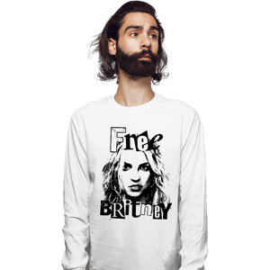 Secret_Shirts Long Sleeve Shirts, Unisex / Small / White Free Britney White