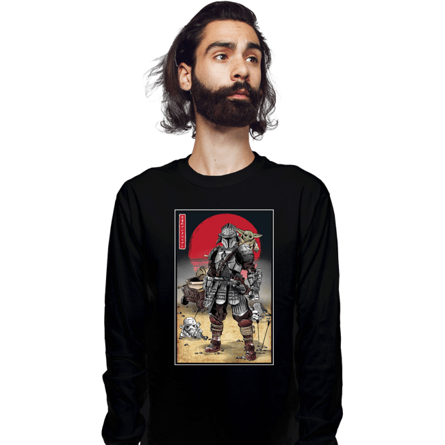 Secret_Shirts Long Sleeve Shirts, Unisex / Small / Black Lone Ronin And Cub.