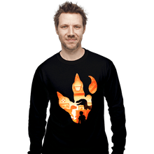 Load image into Gallery viewer, Daily_Deal_Shirts Long Sleeve Shirts, Unisex / Small / Black Velociraptor Footprint
