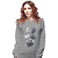 Load image into Gallery viewer, Shirts Long Sleeve Shirts, Unisex / Small / Sports Grey Night Fury Fusion
