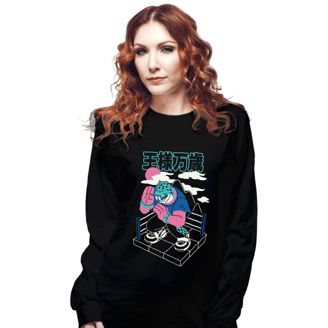 Daily_Deal_Shirts Long Sleeve Shirts, Unisex / Small / Black Long Live The King