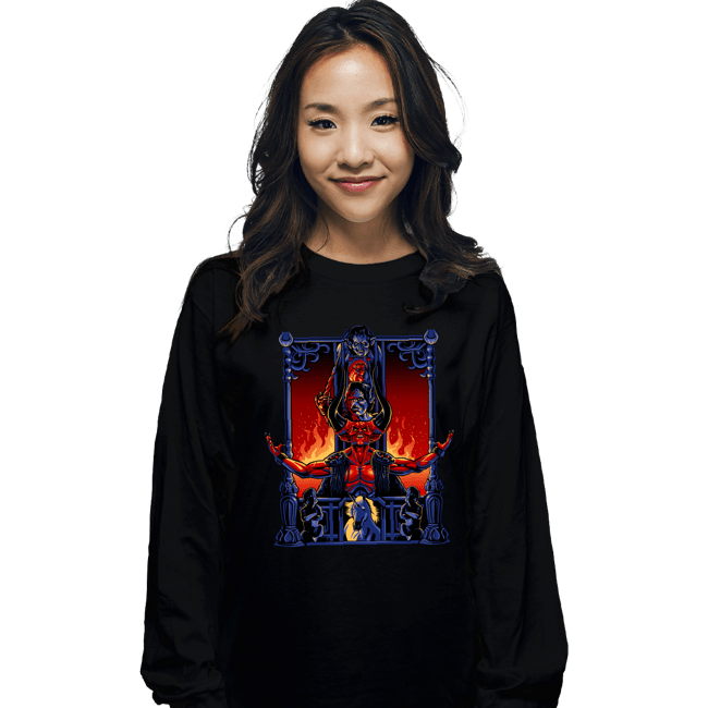 Secret_Shirts Long Sleeve Shirts, Unisex / Small / Black Enter The Darkness...