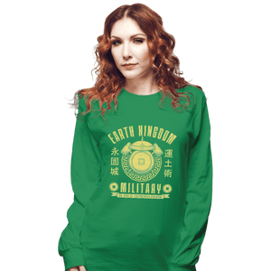 Shirts Long Sleeve Shirts, Unisex / Small / Irish Green Earth is Strong