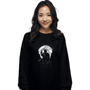 Shirts Long Sleeve Shirts, Unisex / Small / Black Moonlight Hunter