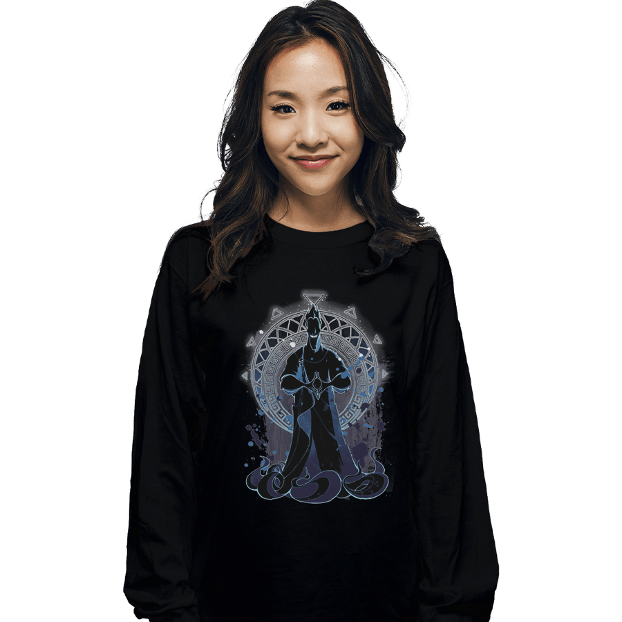 Shirts Long Sleeve Shirts, Unisex / Small / Black Hades Darkness