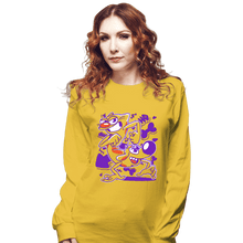 Load image into Gallery viewer, Daily_Deal_Shirts Long Sleeve Shirts, Unisex / Small / Gold A Woof And A Purr
