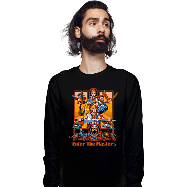 Shirts Long Sleeve Shirts, Unisex / Small / Black Enter The Masters