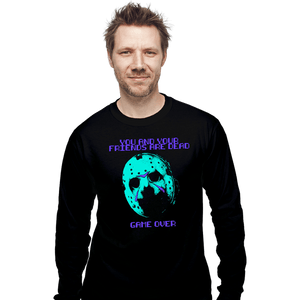 Secret_Shirts Long Sleeve Shirts, Unisex / Small / Black GAME OVER NES