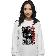 Load image into Gallery viewer, Daily_Deal_Shirts Long Sleeve Shirts, Unisex / Small / White Trooper Samurai
