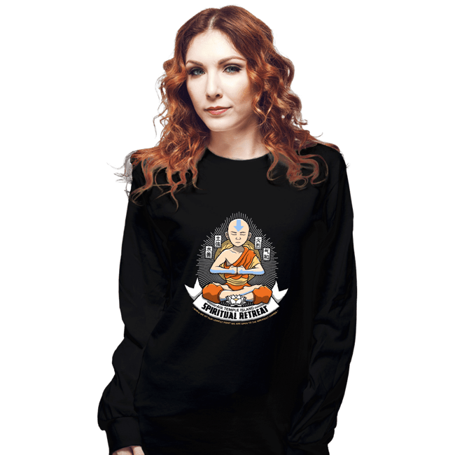 Shirts Long Sleeve Shirts, Unisex / Small / Black Spiritual Retreat