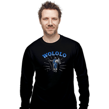 Load image into Gallery viewer, Daily_Deal_Shirts Long Sleeve Shirts, Unisex / Small / Black Wololo
